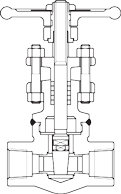 Gate valve # 521 a 528