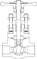 Gate valve # 531 a 538