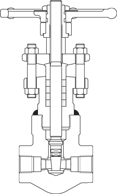 Gate valve # 573 a 575